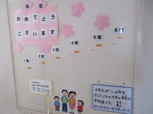 １３日 ３年生 宇賀地のお宝マップ 作り 卒業掲示 魚沼市立宇賀地小学校