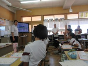 ２日 ６年生外国語科研究授業 魚沼市立宇賀地小学校